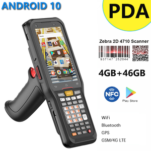 Android 4インチハンドヘルドPDAターミナル4G NFCバーコードスキャナー1D/2Dリーダータッチスクリーンキーゼブラスキャナーストックデータコレクター - Product Image 2