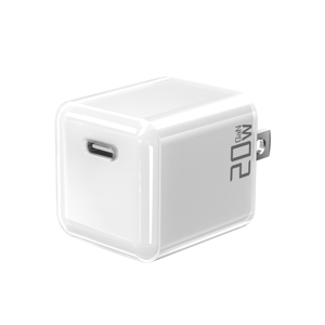 Yeni yüksek kalite küçük boyutu Apple Cettified taşınabilir abd Plug 20W PD hızlı tip-c şarj Apple için GaN CE küp adaptörü - Product Image 5
