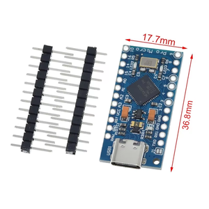Pro Micro ATmega32U4 5V 16MHz Original-Chip Ersetzen Sie ATmega328 für Arduino Pro Mini mit 2-reihigem Stift kopf für Leonardo UNO R3