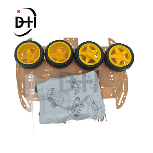 Smart Car Kit 4WD Smart Roboter Auto Chassis Kits Auto DIY Teile mit Batterie kasten Diy Electronic Kit für Arduino ZK-4WD