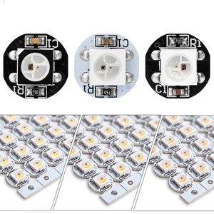 WS2812B <strong>LED</strong> Chip with Heatsink Board 10mm X 3mm WS2811 <strong>IC</strong> 5050 SMD RGB <strong>LED</strong> SK6812 RGBW RGBNW RGBWW Black White PCB DC5V - Product Image 3