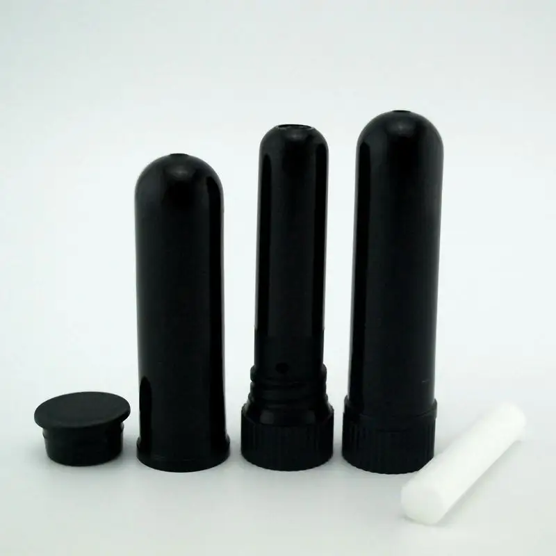 Inhaladores nasales de aromaterapia para aceites esenciales, tubo inhalador de plástico, en blanco, gran oferta