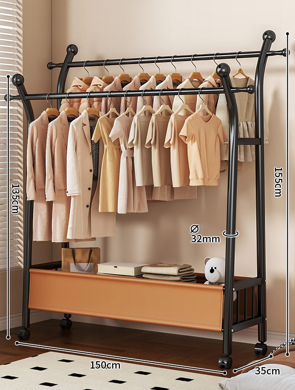 150cm black-orange