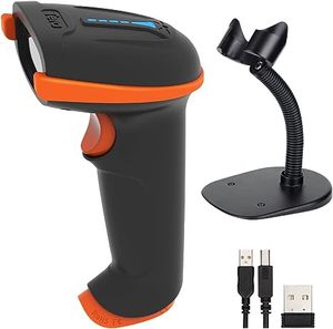 Tera 2D Barcode Scanner revopoint Wireless & Wired PDA escáner de código de barras 1D 2D QR Lector de código de barras de mano con soporte Modelo - Product Image 1