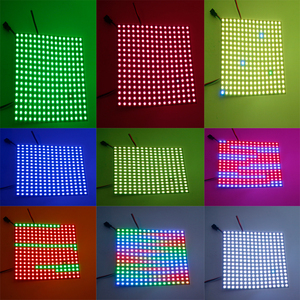 WS2812B RGB LED Digital Flexibel Individuell adressierbarer Panel-Lichtst reifen WS2812 8x8 16x16 8x32 Modul-Matrix bildschirm 5V - Product Image 6