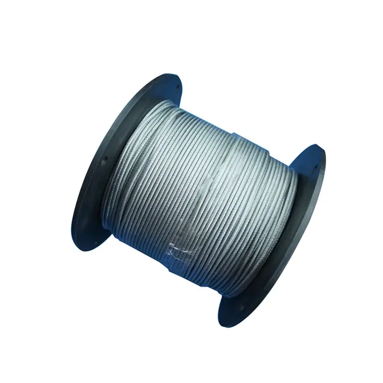 Cable de acero galvanizado de alta fatiga para regulador de ventana automático, 8X7 + 1X19 1,5mm/1,8mm