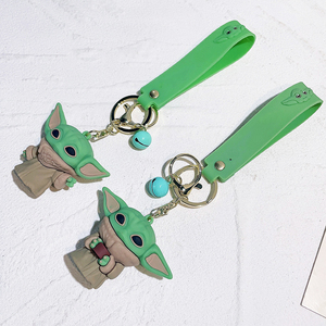LC016 SW Space <strong>Wars</strong> Darth Vader Maul Leia Princess Chewbacca Luke Cute Kawaii <strong>Key</strong> Chain Custom 3D PVC Decorative Keychain - Product Image 3