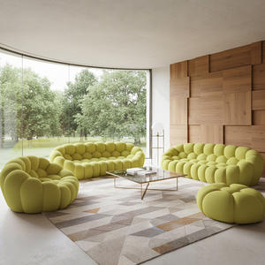 Fangyuzheng Divano a Bolle all'Ingrosso per Soggiorno Villa Divano a 2 Posti in Velluto Set di Divani - Product Image 5