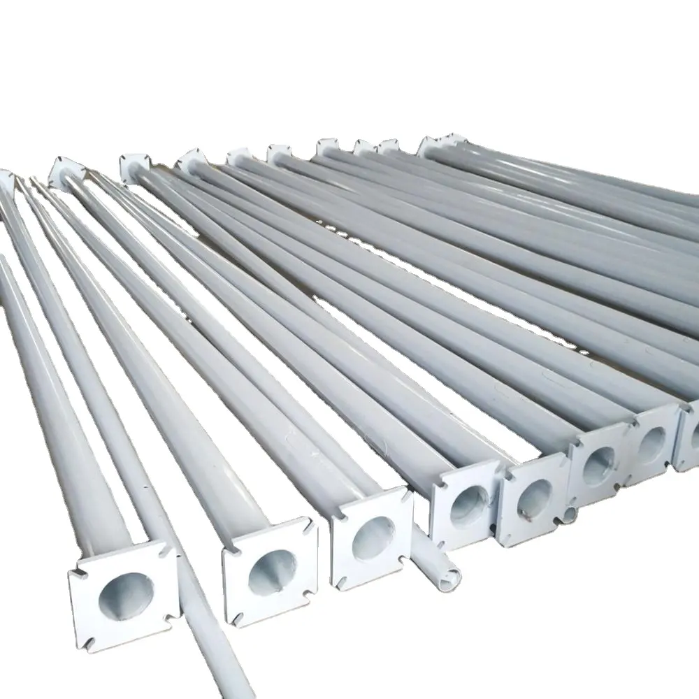 CE SONCAP de acero galvanizado de doble brazo 8m 10m 12m de luz solar de la calle Polo diseño