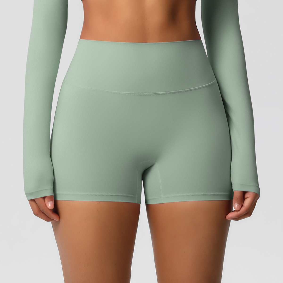7101 pantaloncini-verde basilico