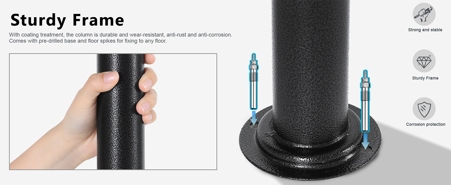 Powder coated steel