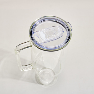2023 New 40oz High Borosilicate Glass <strong>Cup</strong> High Capacity Beverage <strong>Cup</strong> with Straw - Product Image 3