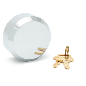 Van kilit yüksek güvenli asma kilit çile seti ile anahtar 73mm gizli kelepçe garaj kapı kilidi sabitleme cıvataları ile hokey Puck asma kilit - Product Image 1