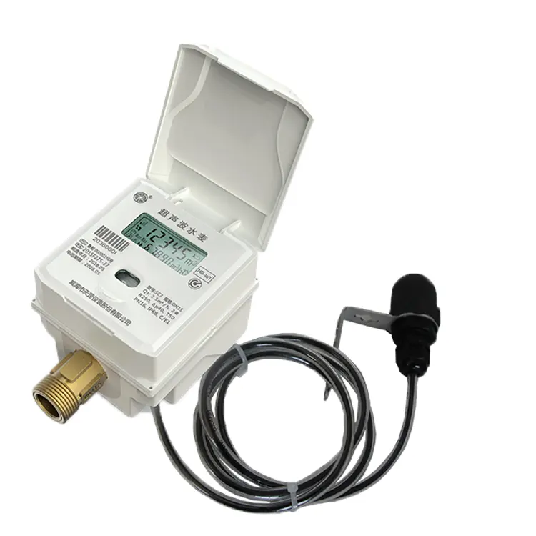 Düşük maliyetli su sayacı ISO 4064 sınıf B ultrasonik su sayacı akülü ultrasonik akış ölçer