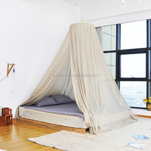BLOCK EMF EMF Shielding Canopy <strong>Round</strong> Anti Radiation Mosquito <strong>Net</strong> Made by Silver Coated Mesh RF Protection Bed Netting WiFi - Product Image 3