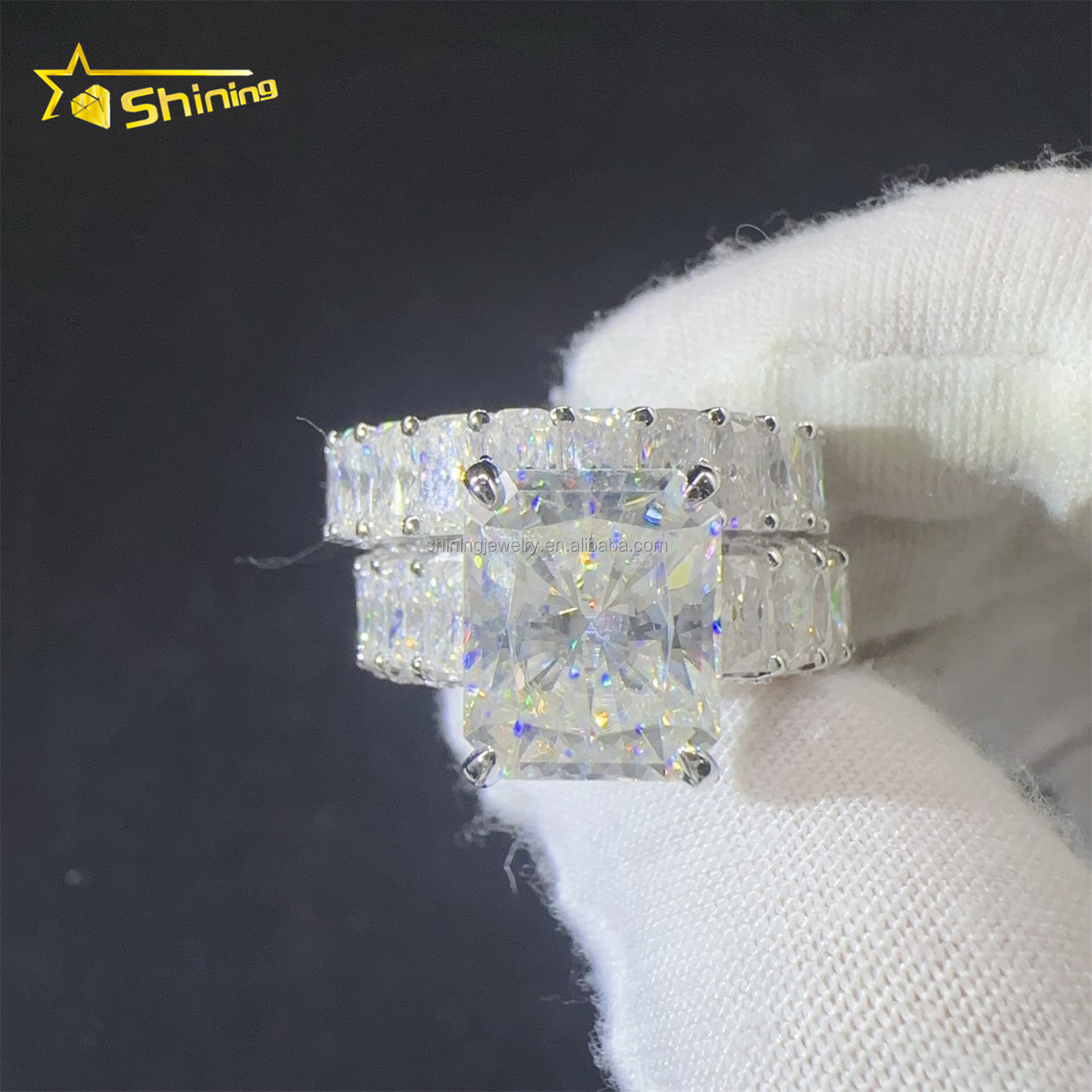 Or 14 carats avec frais de cad en diamant cultivé en laboratoire de 4,5 ct