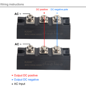 Kane MDC 110A 1600V phụ kiện điện tử Thyristor một pha CHỈNH LƯU cầu mô-đun 1 pha CHỈNH LƯU cầu <span class=keywords><strong>Diode</strong></span> SCR ODM - Product Image 6