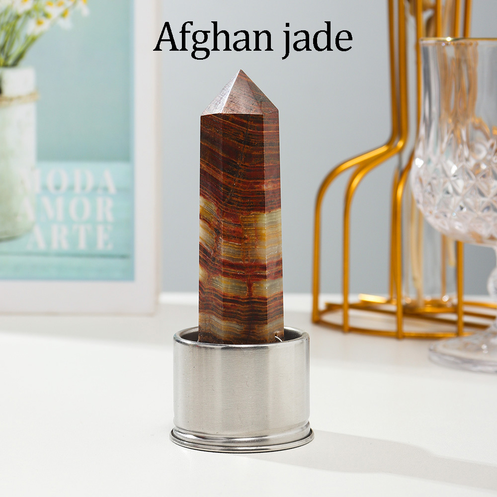 Afghan avec bouteille