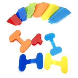 Gancho y Bucle autoadhesivo de tamaño personalizado, cinta de sujeción de nailon autoadhesiva del mismo lado, bucle circular - Product Image 1