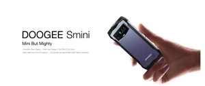 <strong>DOOGEE</strong> Smini 4.5 Inch Global Version Innovative Rugged Smartphone with 4G LTE Android 13 NFC Fingerprint Face ID Rear Display - Product Image 6