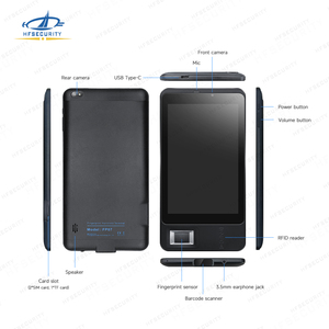HFSecurity FP07 Android 11 7 pollici 4G impronte digitali nfc RFID Bardcode 2D Scanner di buona qualità industriale robusto Tablet - Product Image 6