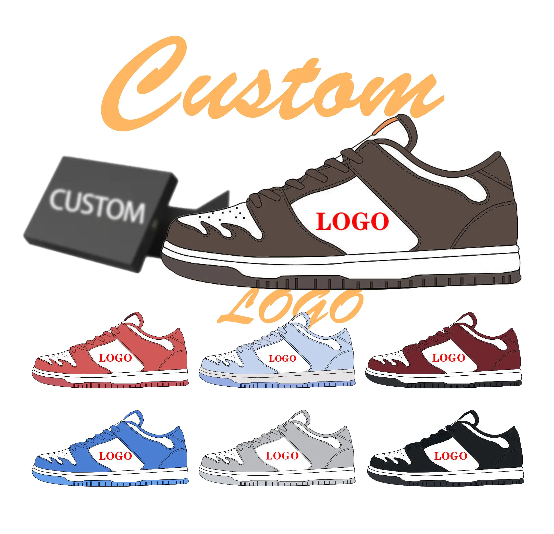 Wholesale Original Logo Retro Men Women Skateboard Manufacturer Basketball Casual Leather Sneakers Low Top Custom Shoes