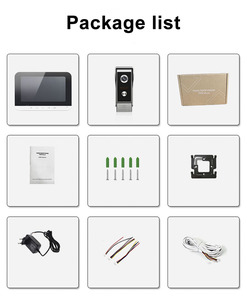 Tuya Smart Life App Remote Control 1/2.9'' COMS <strong>Video</strong> <strong>Intercom</strong> <strong>System</strong> HD IP55 Outdoor Doorbell 7 Inch Indoor LCD Screen - Product Image 2