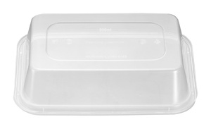 透明聚丙烯一次性塑料食品容器包装托盘带盖防漏矩形聚丙烯防漏包装盒 - Product Image 5