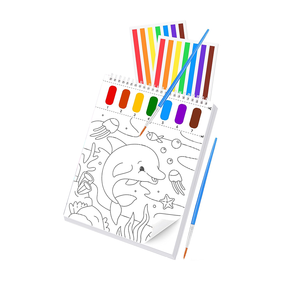 Custom Water Colour Book for Kids Durable Paper Cover <strong>with</strong> Thermal <strong>Binding</strong> <strong>Perfect</strong> Gift <strong>Notebook</strong> - Product Image 1