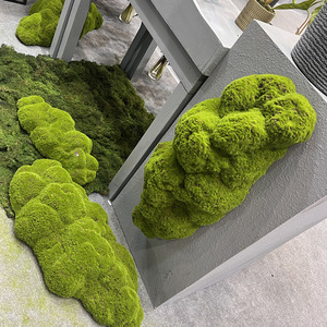 工場直送シミュレーションモスブロック造園装飾シミュレーションモス芝生植毛オーナメント - Product Image 4