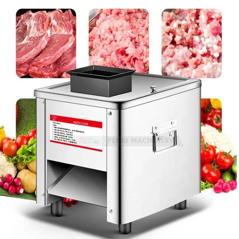 Cortador de carne eléctrico para el hogar, cortador de verduras, máquina cortadora de carne fresca