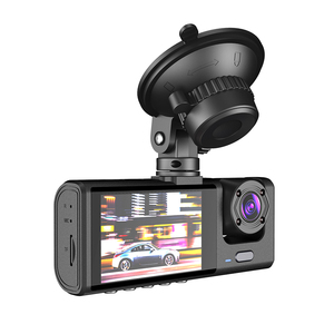 3 Canais 1080P HD Carro DVR Traço Cam Caixa Preta Visão Noturna Gravação 32G Cartão SD Veículo Câmera de Vídeo WiFi