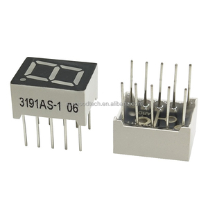 0.39 pollici 1 cifra tubo digitale LED evidenza catodo comune rosso 3191AS/AH anodo comune 3911BS/BH 7-segmento display a LED nuovo - Product Image 3