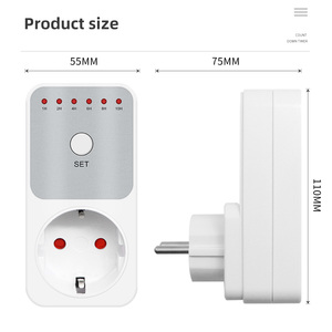 TM04 Conto Alla Rovescia Timer Misuratore di Potenza Elettrica di 10Hr Spina Presa Intelligente Impostazione del Tempo di Interruttore Presa di Controllo per la Cucina - Product Image 3