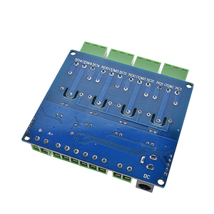 Módulo de relé RTU de 4 vías, sistema de 4 entradas de carretera, comunicación 485, 5V, 12V, STM8S103 - Product Image 6