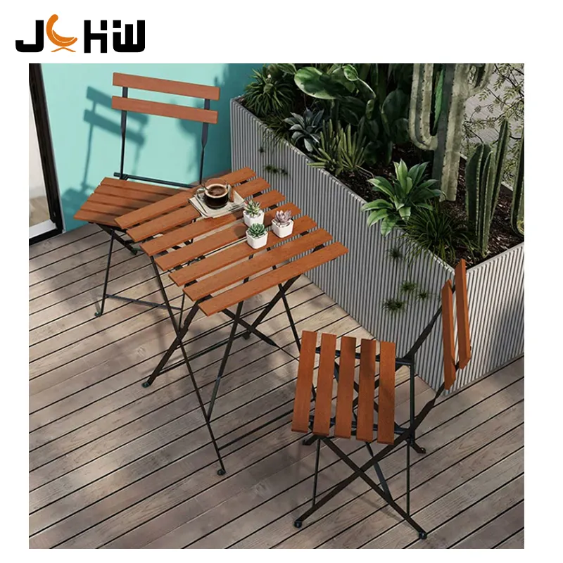 Juecheng party bbq foldable outdoor dining table aluminum folding small outdoor table and chair