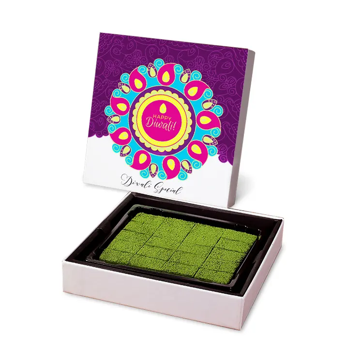 Упаковка для конфет Diwali с индивидуальным логотипом от поставщика, подарочные упаковочные коробки