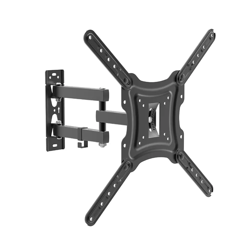 Charmount Max VESA 400*400mm Support de bras oscillant pour télévision à mouvement complet Support TV à deux bras