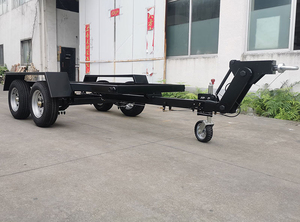 定制小型汽车拖车2轴4轮拖车，用于发电机运输 - Product Image 3