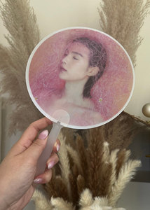 定制聚氯乙烯单面Kpop纠察队透镜状纠察队风扇3d透镜状手扇 - Product Image 3