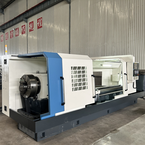 Alta precisión QK1319 Mandril doble 2 ejes Horizontal cama plana torneado Siemens Fanuc CNC máquina de torno roscado de tubos para la venta - Product Image 3