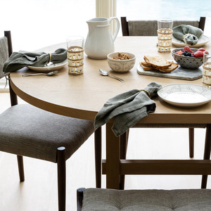 Phong Cách Trung Cổ Rắn Gỗ Sồi Thân Thiện Với Môi Bền Bàn Ăn Pháp Retro Đơn Giản Bàn Ghế Kết Hợp Cho Gia Đình Ăn Uống - Product Image 3