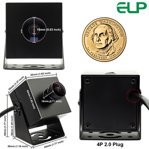ELP 12MP fotocamera USB 1080P 120fps 4K 30fps Lightburn con M12 messa a fuoco manuale per Raspberry Pi Windows e Mac OS