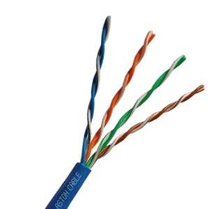 Cable de red de buena calidad Stp Cat5E CAT 6A Cat6a Exterior 305m Utp cat6A Cable Lan para redes - Product Image 3