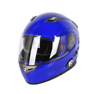 スマートBluetoothモーターサイクルヘルメット内蔵インターホンシステムDOT標準ヘルメット3ライダーBT FMラジオで話す - Product Image 5