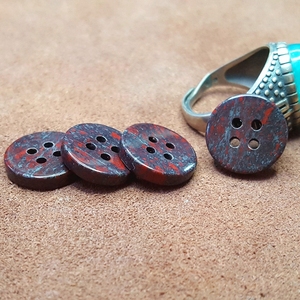 DIY最もホットな製品翡翠石ボタン宝石ローズクォーツボタン彫刻工芸品 - Product Image 2