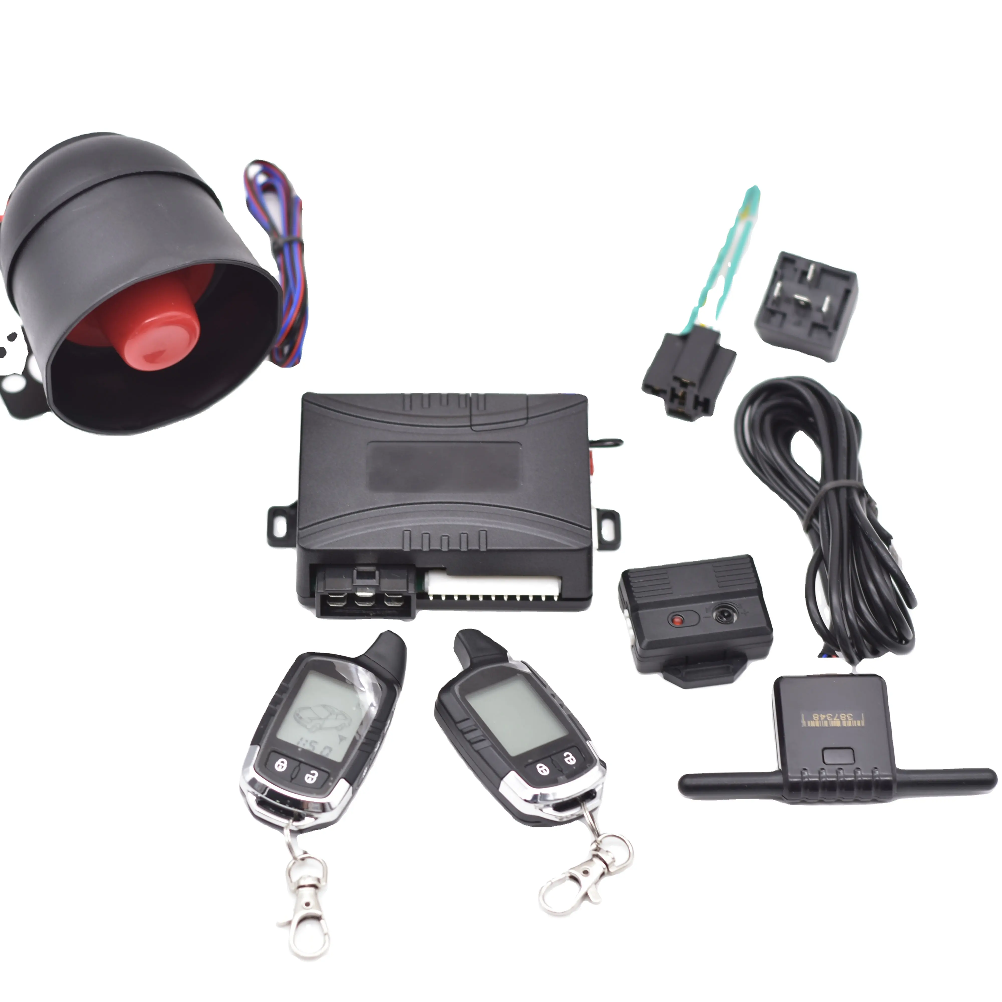 Sistema de alarma de coche bidireccional, arrancador remoto de vehículo Universal de alta calidad, 433,92hmz, barato