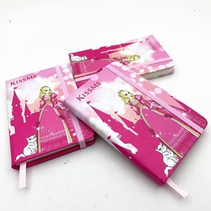 <strong>Custom</strong> A6 Painting Cute Cartoon Journal Diary Hardcover Pink Mini <strong>NoteBook</strong> Gift for Students with <strong>Elastic</strong> <strong>Strap</strong> and Pen Loop - Product Image 6