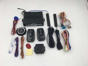 スマートプッシュスタートストップボタンとエンジンスタートストップを備えた売れ筋PKE一方向カーアラームシステム - Product Image 5