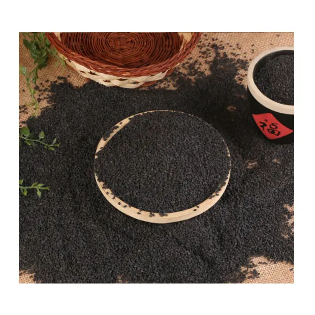 Graines de sésame noires crues haute nutrition sésame noir rôti de qualité supérieure à faible teneur en acide